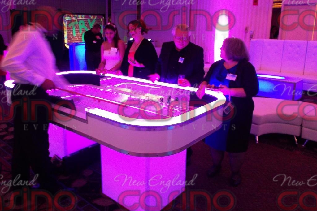 LED Glow Tables | New England Casino Events